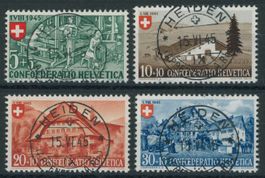1945 - Pro Patria - Ersttag Voll Stempel ET - Heiden AR