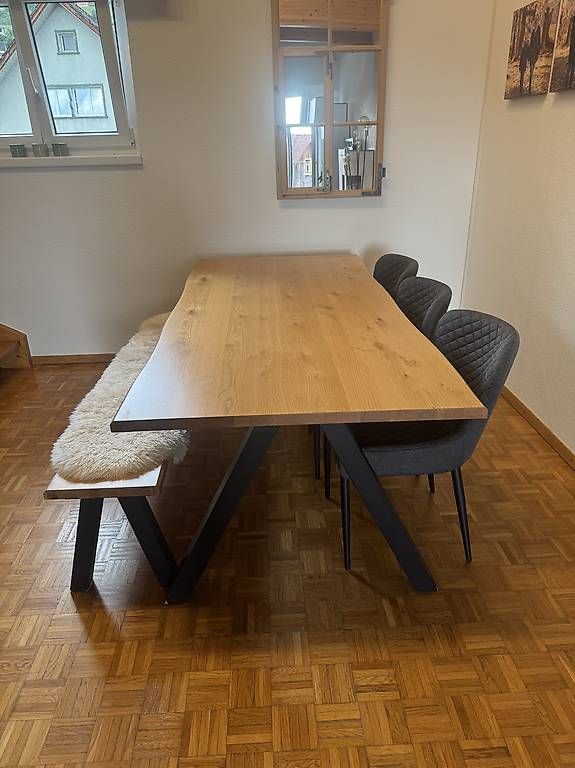 Jysk Set di tavolo e panche: Tisch mit 3 Stühlen und Bank – Usato da Lüchingen venduto da mic_bs62 1