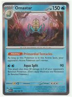Pokémon 2023 Omastar (138/165) SV Mew 151 Holo