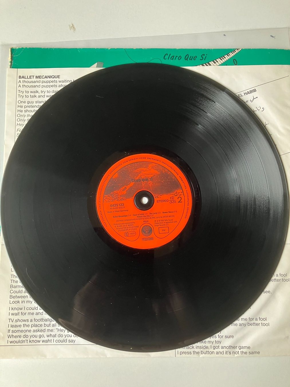 Vinyles: Yello – D'occasion à Aarwangen par Jukebox3 8