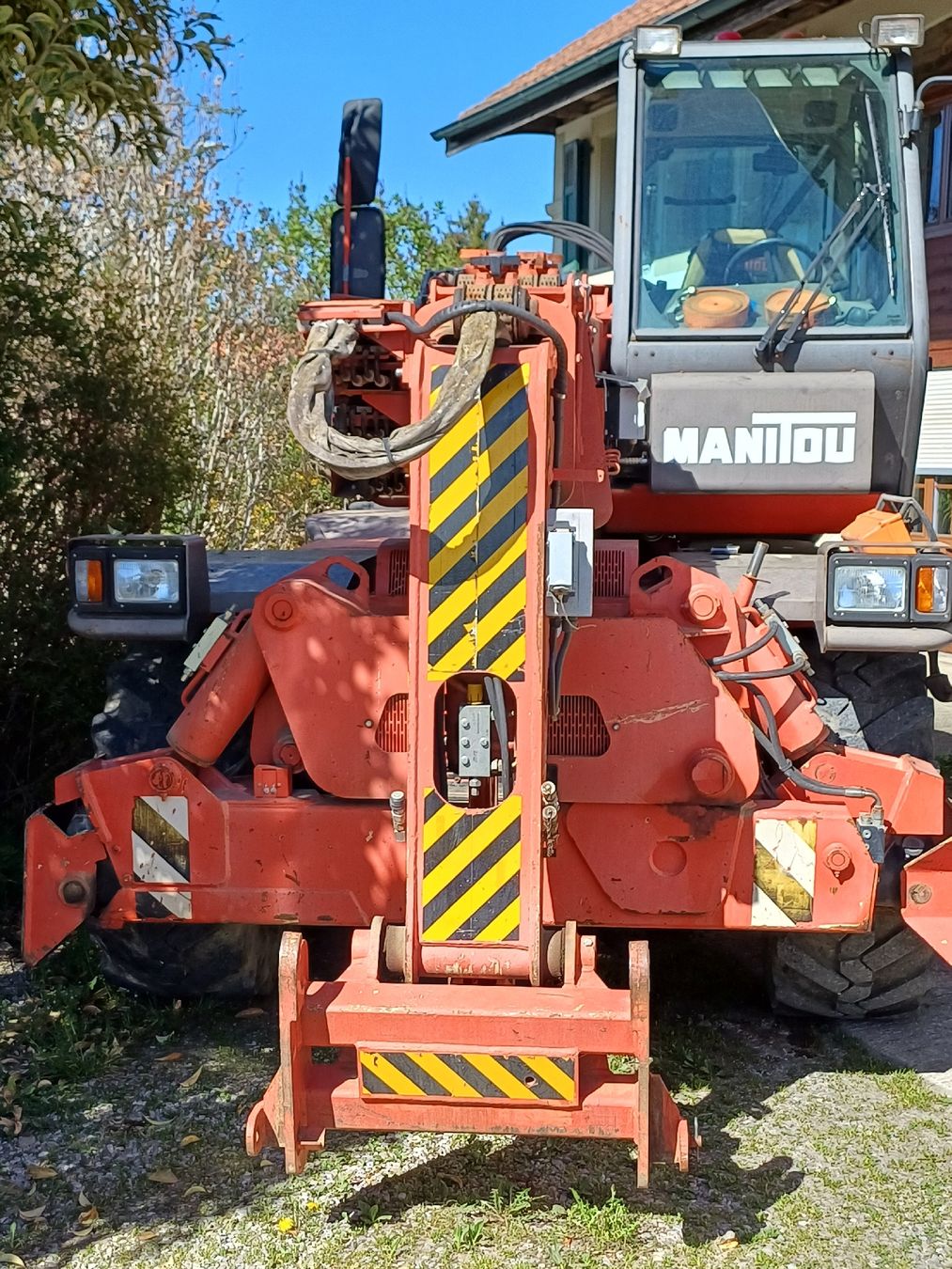 Manitou Grues: manitou mrt 1850 frisch ab mfk mit seilwinde und zubehör – D'occasion à Châtillon par Holzbau777 1
