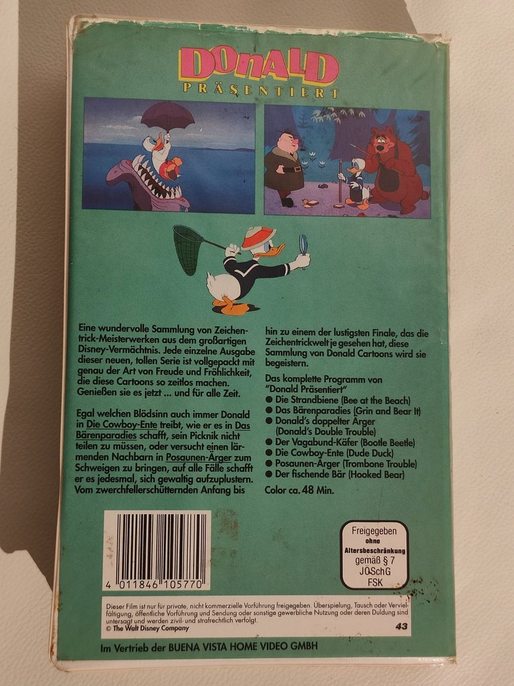 Alle VHS: VHS - Walt Disney - Donald Präsentiert – Gebraucht aus Schleitheim von eug_1701 1