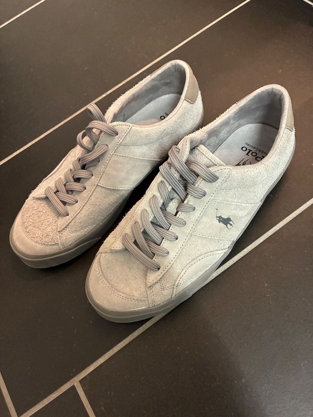 Marc O'Polo Herrenschuhe: Sneaker Polo Ralph Lauren grau Leder Grösse 41 – Gebraucht aus Sennhof von PaolaG01 2