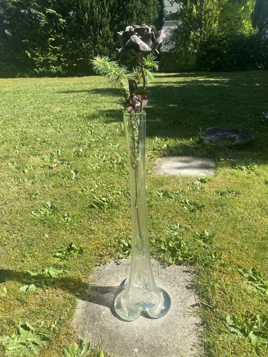 Glasi Hergiswil Vasi & Recipienti: Elefantenfuss vase Hergiswil – Usato da Langenthal venduto da flower101 1