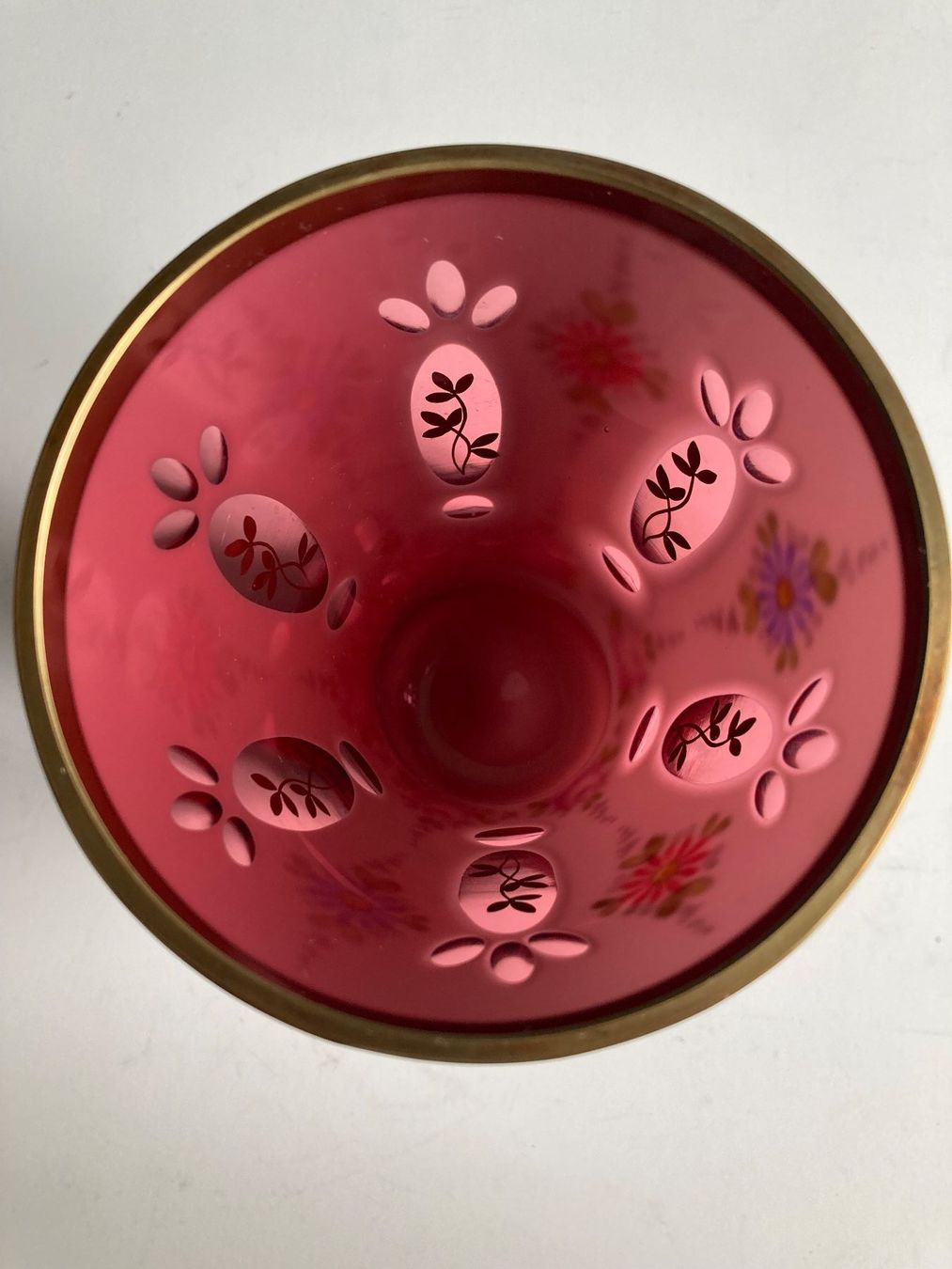 Vasi & Recipienti: Böhmische Überfangglas Vase – Usato da Winterthur venduto da silen 2