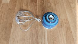 Tischleuchte Blau Keramik
