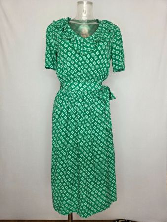 Vintage Guy Laroche Diffusion Seidenkleid 80er
