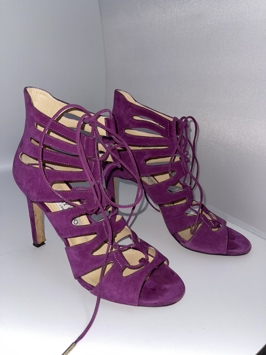Jimmy Choo Damenschuhe: Jimmy Choo purple high heels size 40 – Gebraucht aus Lugano von cri_djb