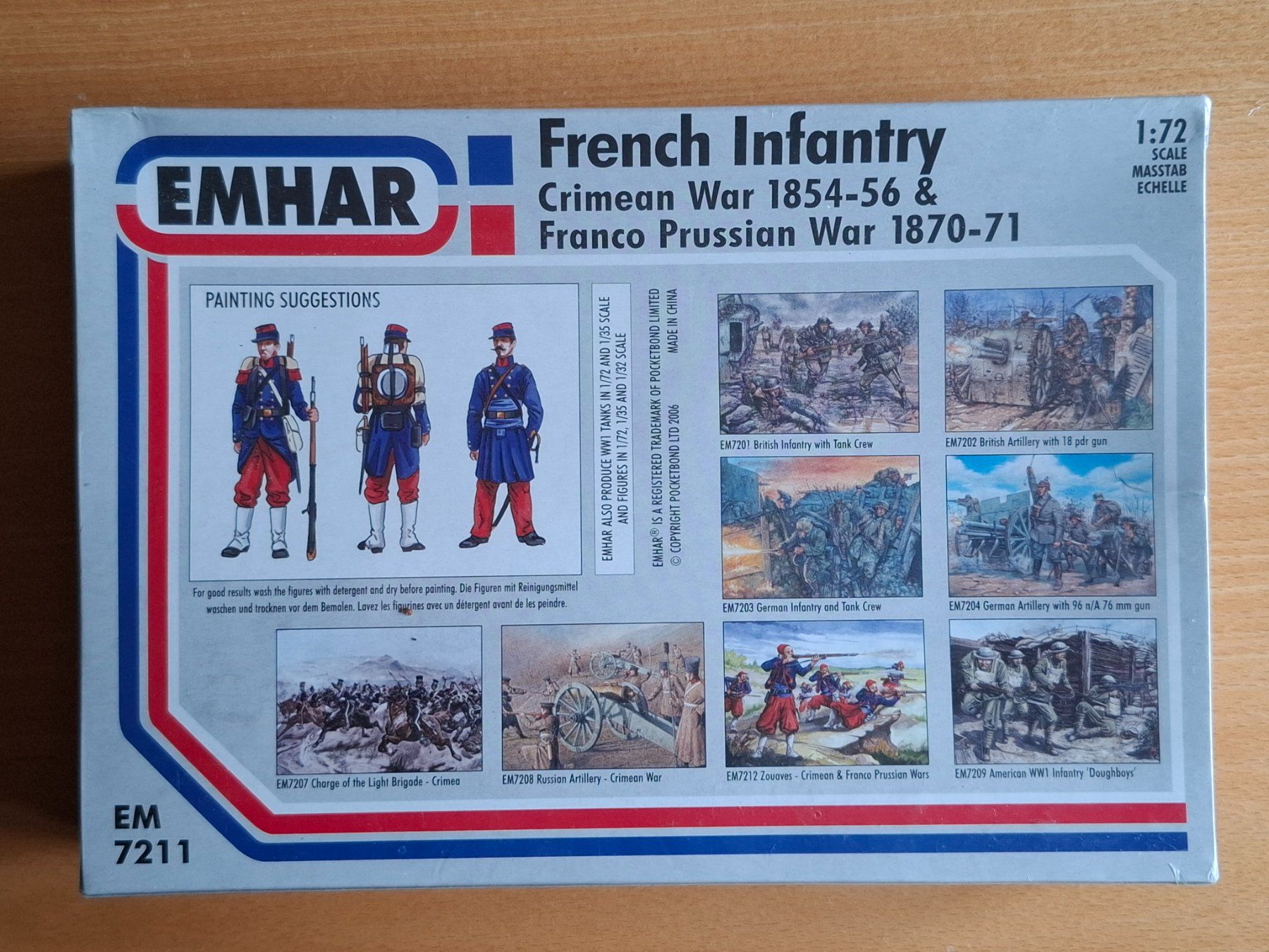 Kit di modellismo & Modellini statici: Emhar 1/72 French Infantry – Nuovo e nell'imballaggio originale da Diepoldsau venduto da beeteutel 1