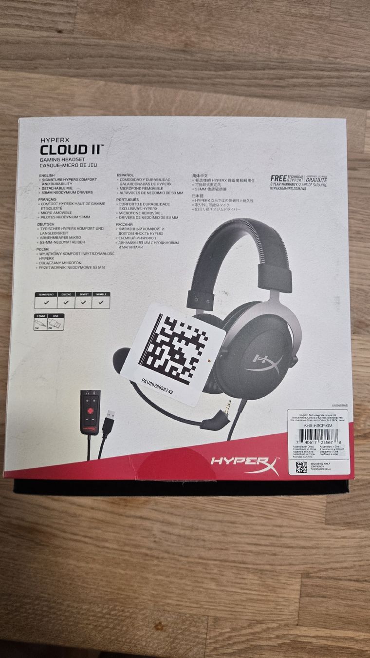 Hyperx Casques audio: HyperX Cloud II Gaming Headset schwarz gebraucht – D'occasion à Ausserferrera par Chuan 1