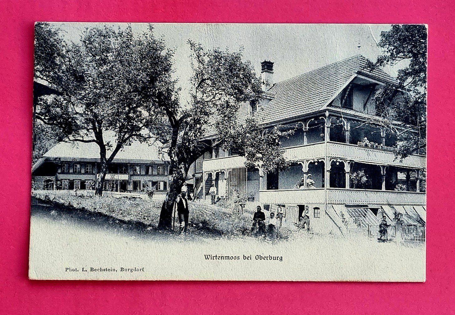 Cartoline postali: Oberburg - Wirtenmoos - 1918 – Usato da Rothrist venduto da RROENK