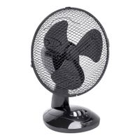 Tischventilator Ventilator ø 27 cm schwarz