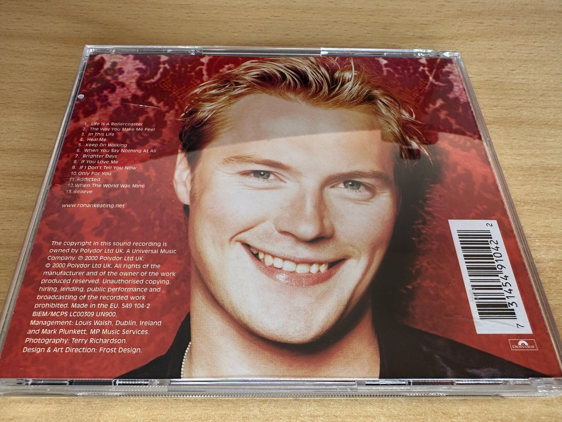 CD: Ronan Keating – Ronan – Usato da Rikon im Tösstal venduto da Alpenmutz 1