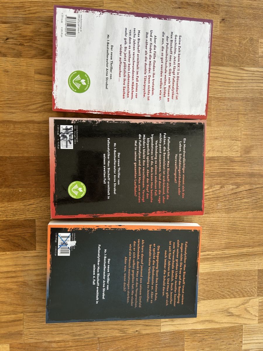 Bücher: Arno Strobel / Mörderfinder – Gebraucht aus Stettlen von MimiMaus_ 1