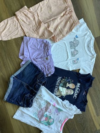 Mädchen Kleider Set , 6 Teile Grösse 110/116 