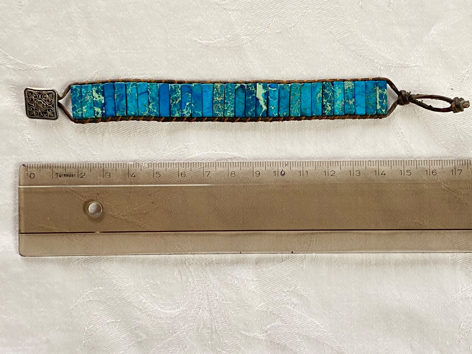Bracciali & Braccialetti: Boho blue OCEAN Jaspis Armband – Usato da Welschenrohr venduto da Mona_Ricardo 1