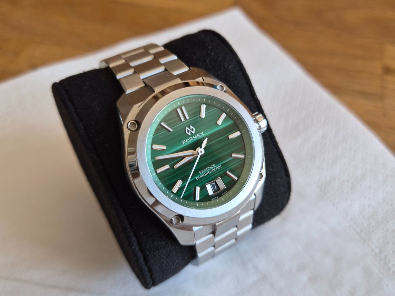 Formex Montres: Formex Essence Chronometer Uhr Malachit Zifferblatt 39mm – D'occasion à Bülach par Utopia05 1