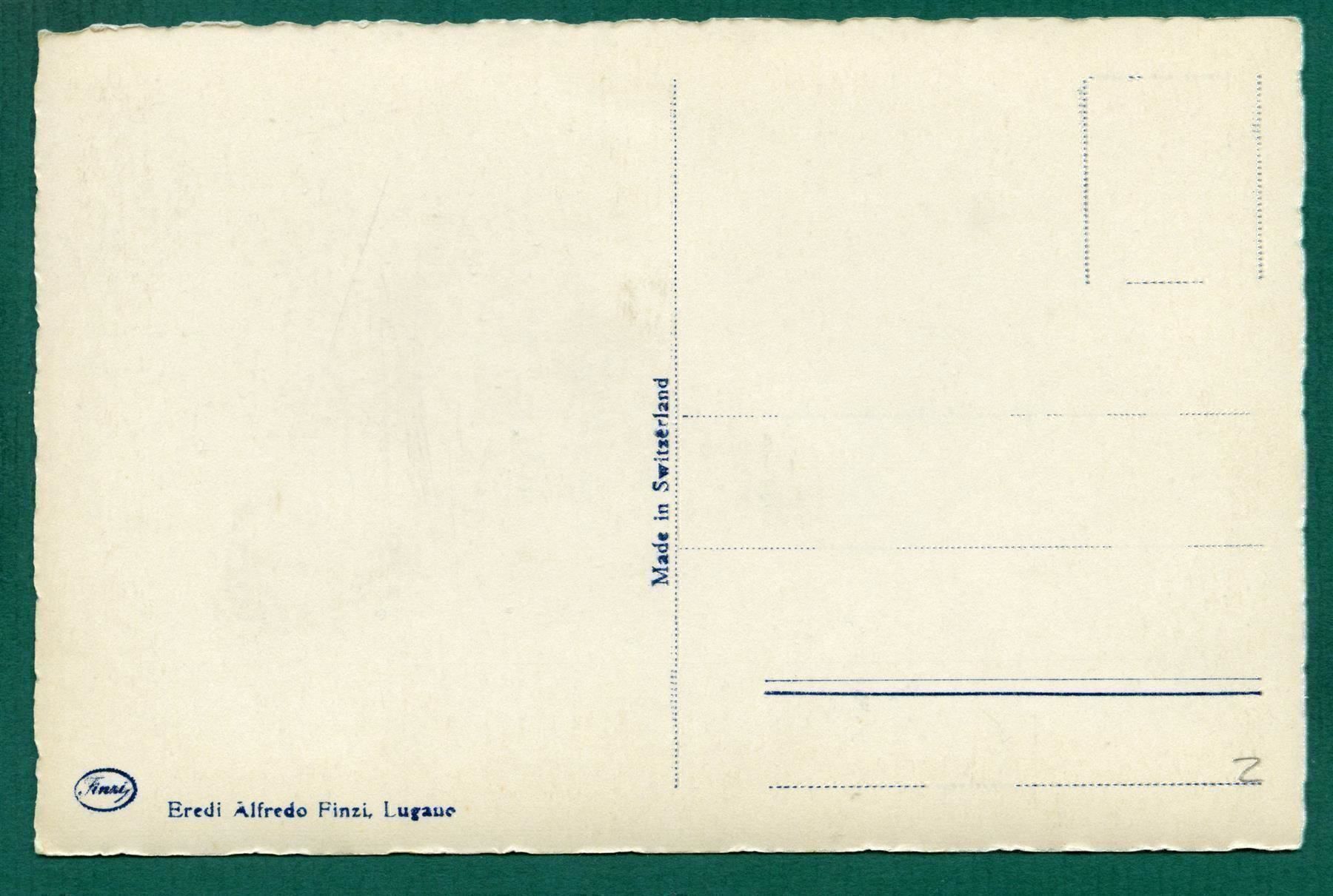 Cartoline postali: Lugano, Quai e Monte Brè, ca. 1930, ungelaufen – Usato da Sargans venduto da Hausi1951 1