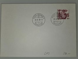 609 FDC alleine RAR !! - Kat 20.-- für nur 3.--