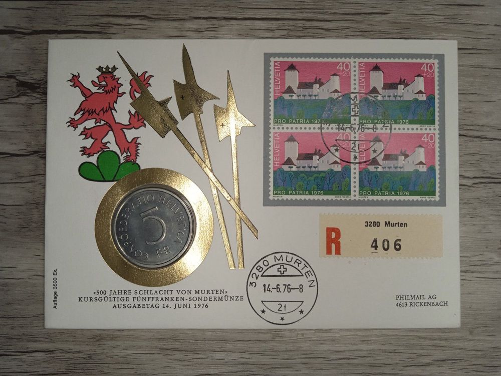 Médaille Suisse 1976 (70-48/10) - Pièce De Collection étrangère