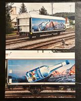 2 Fotos Wagen Hbils–vy Heidiland in Effretikon 13.6.2001
