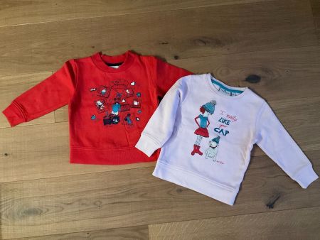 2x Sweatshirts T. Tailor Gr. 92-98