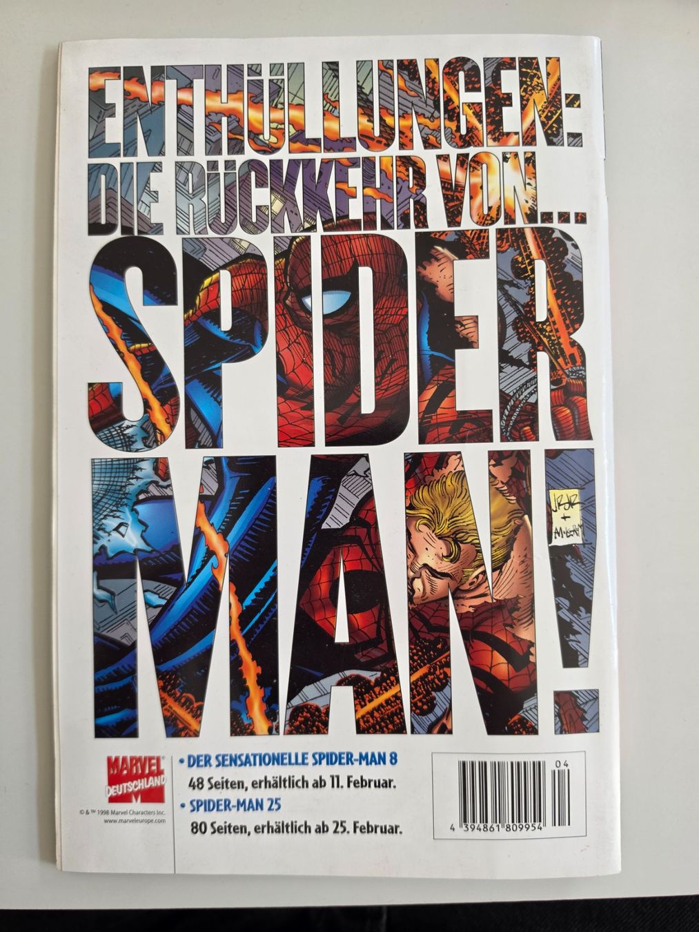 Comics: Marvel Special #4, Daredevil, 1999, Zustand 1 – Gebraucht aus Winterthur von Bratwurstbrater 1