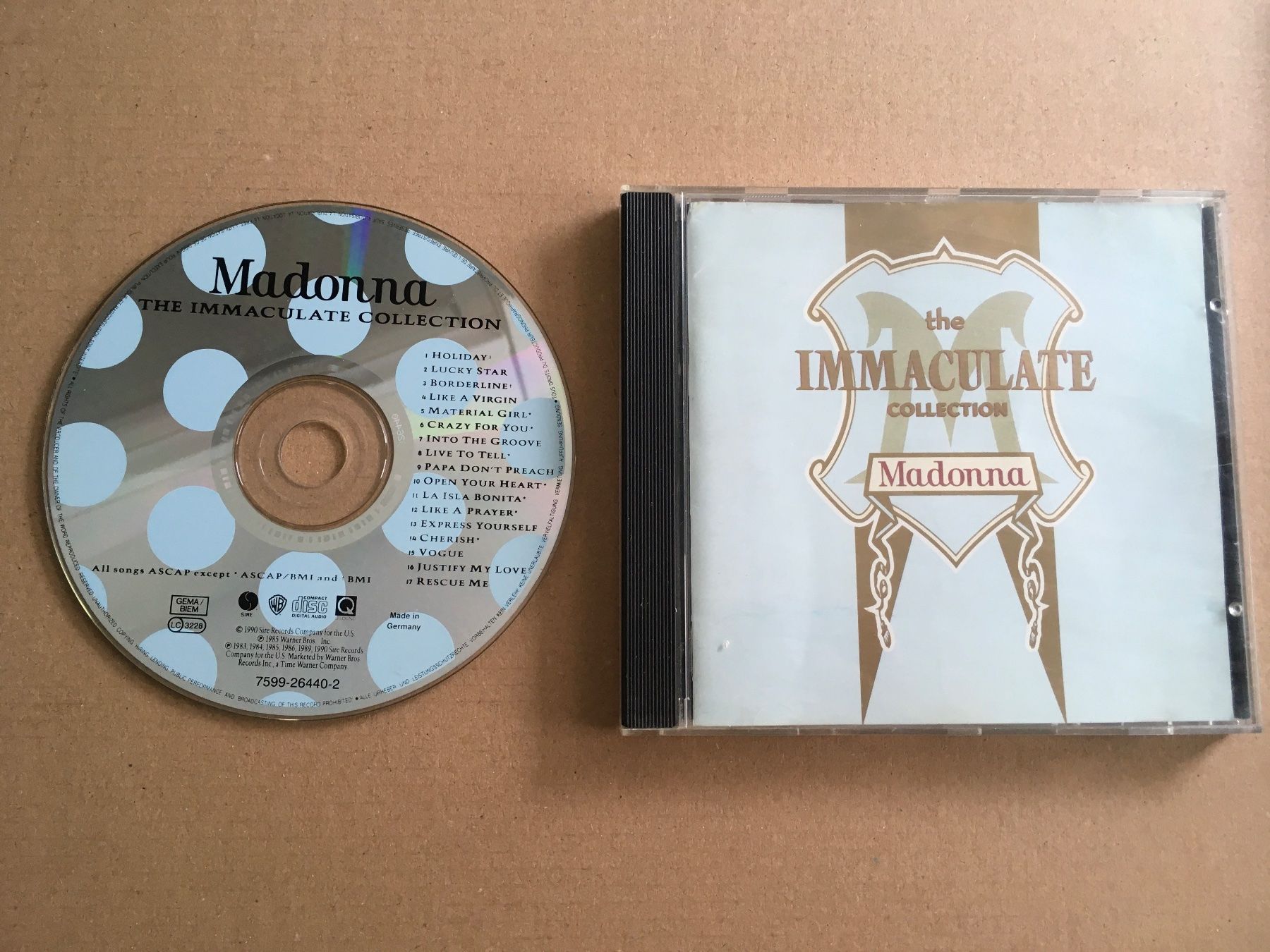 CD: Madonna - The Immaculate Collection -CD- – Usato da St.Gallen venduto da MedienJoe