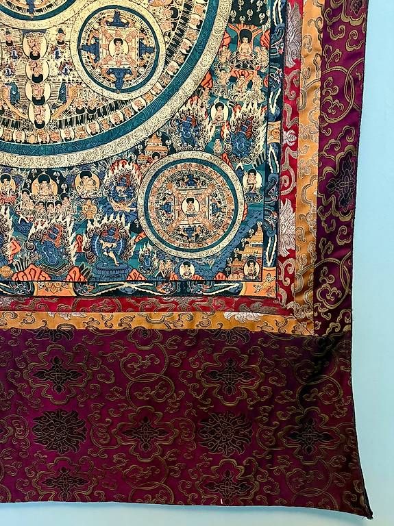Dipinti: Thangka, tibetisches handgemaltes Rollbild – Usato da Zürich venduto da TomTom2011 3