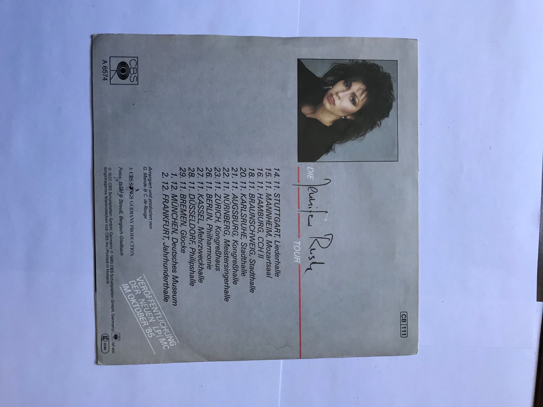 Schallplatten: single, jennifer rush,“destiny“ – Gebraucht aus liestal von makai05 1
