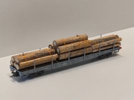 RhB Rungenwagen Bundholz Spur N