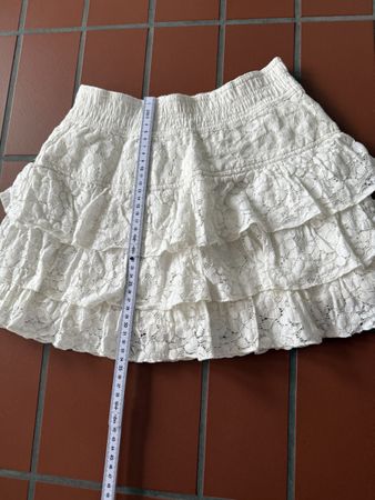 Hollister Mini-Rock, weiss, Grösse S, Sommerrock, Spitze