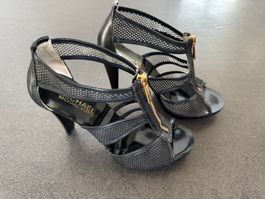 Michael Kors High-Heel Sandaletten Gr. 36 ca. 22cm schwarz