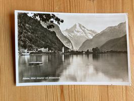 Flüelen - Hotel Urnerhof mit Bristenstock - AK 1938