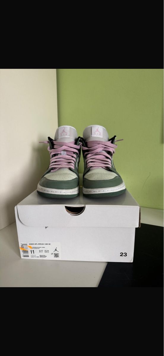 Jordan Scarpe da uomo: Jordan 1 Mid SE Grün – Usato da Schaffhausen venduto da bs77 2