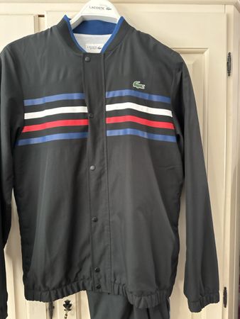 Lacoste Sport Trainingsanzug, Schwarz, Grösse M, Top Zustand