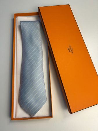 Hermès gestreifte Krawatte