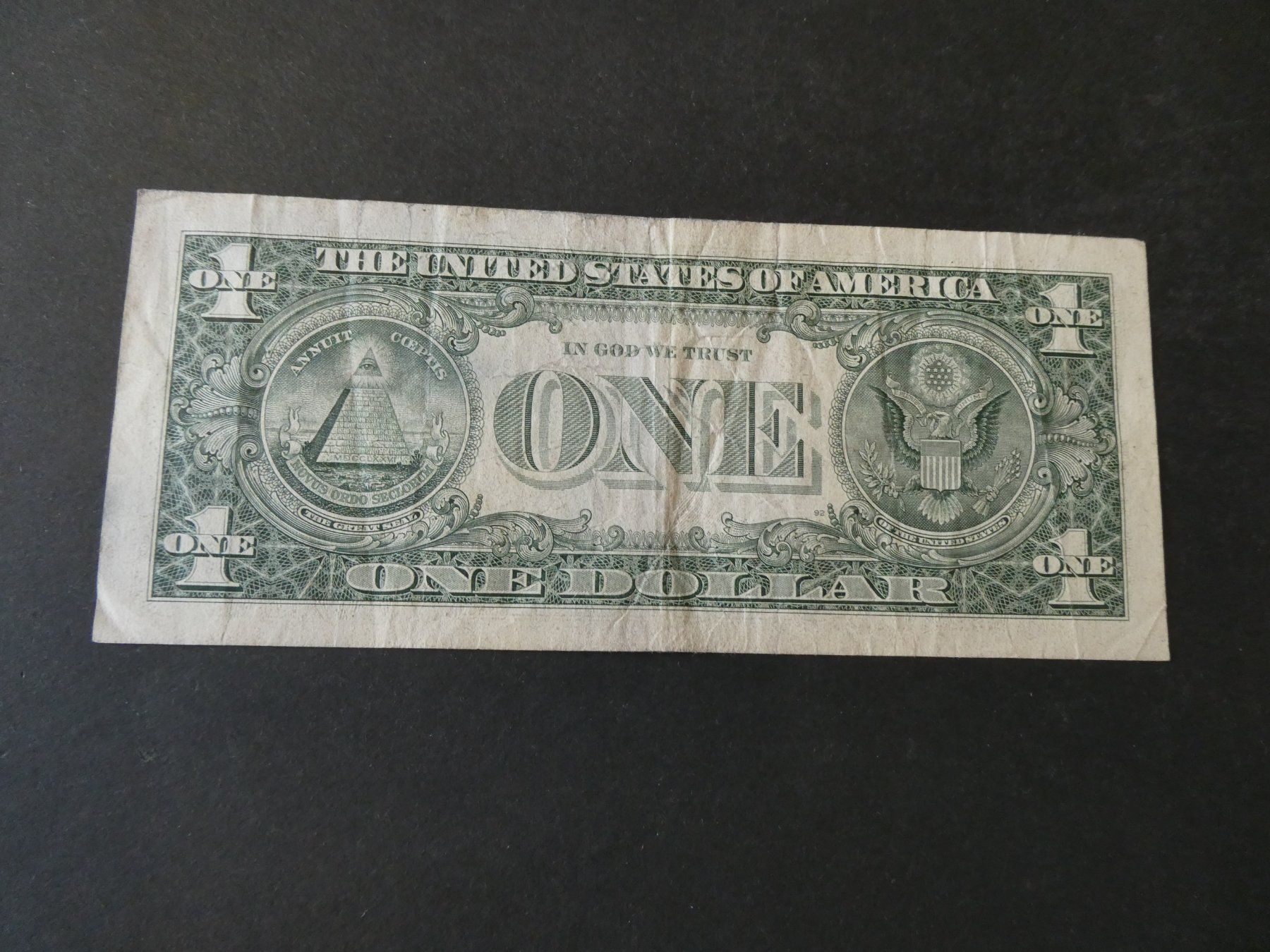 Billets de banque: USA 2003, 1 Dollar - – D'occasion à Hinterforst par rohusri 1