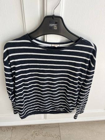 Langarmshirt / Ärmel zum aufkrempeln Esprit gestreift  Top