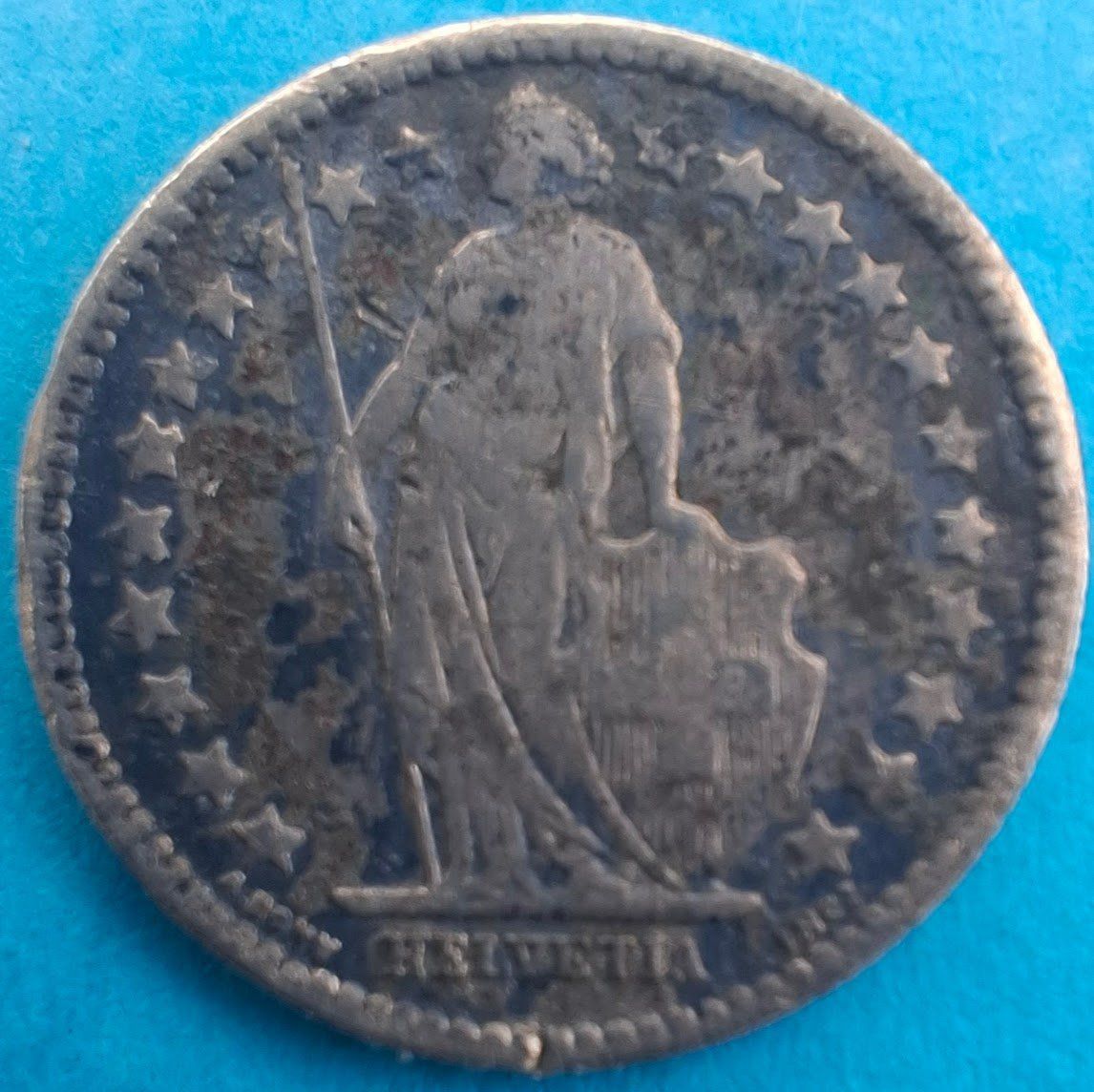 Tutti le monete: CHF___0.50 1875 SS – Usato da Fribourg venduto da Kiki020 1