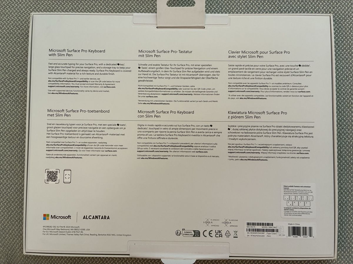 Microsoft Tastiere: Microsoft Surface Pro 13" Keyboard mit Slim Pen - NEU & OVP – Nuovo e nell'imballaggio originale da Zürich venduto da Sylvie0011 4