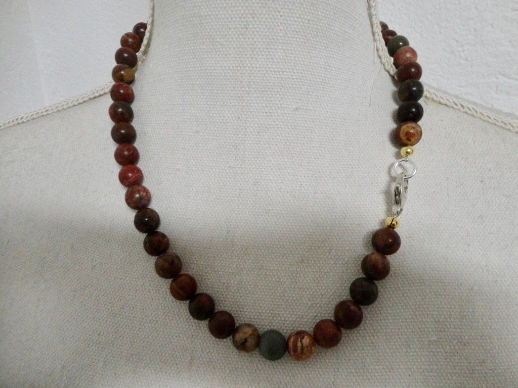 Catenine: Halskette - Picasso-Jaspis – Nuovo (secondo la descrizione) da Biberist venduto da tl-schmuck 3
