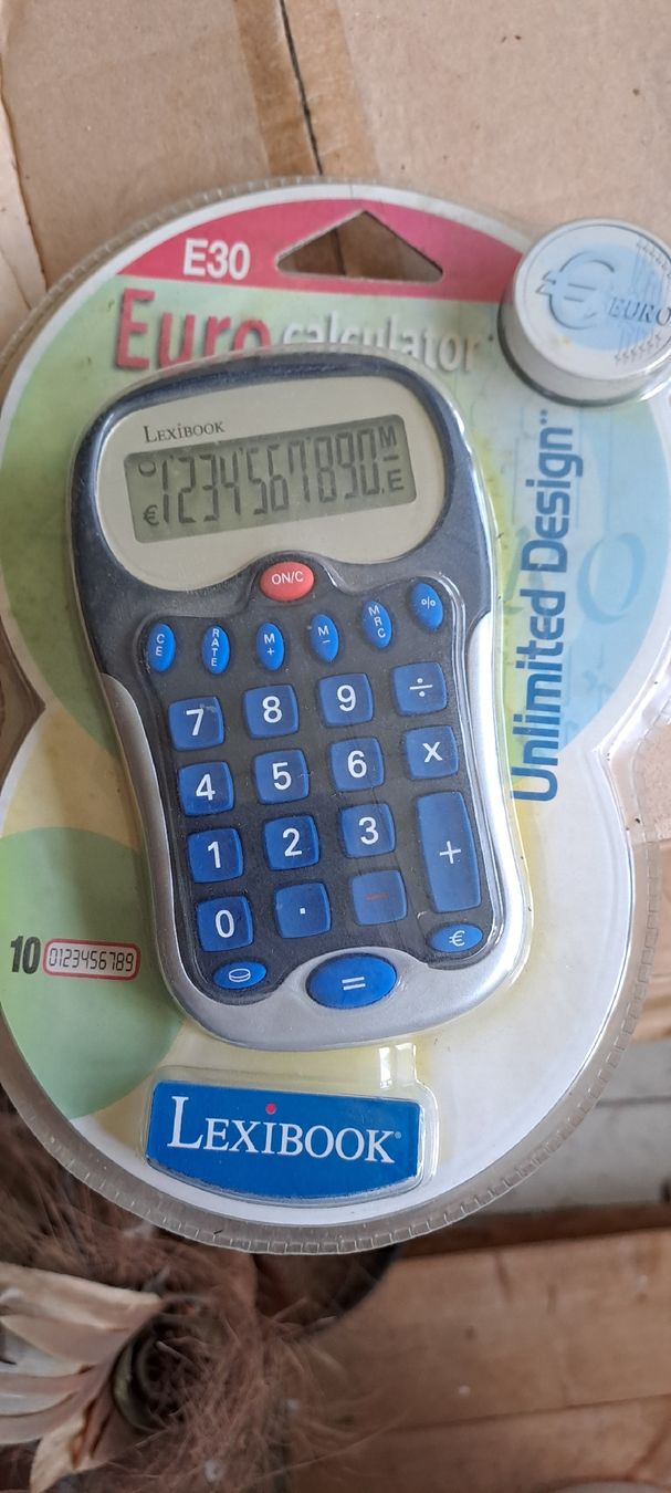 Calcolatrici tascabili: Euro Calculator  E30 – Nuovo e nell'imballaggio originale da Stetten AG venduto da Maschinenwarencenter