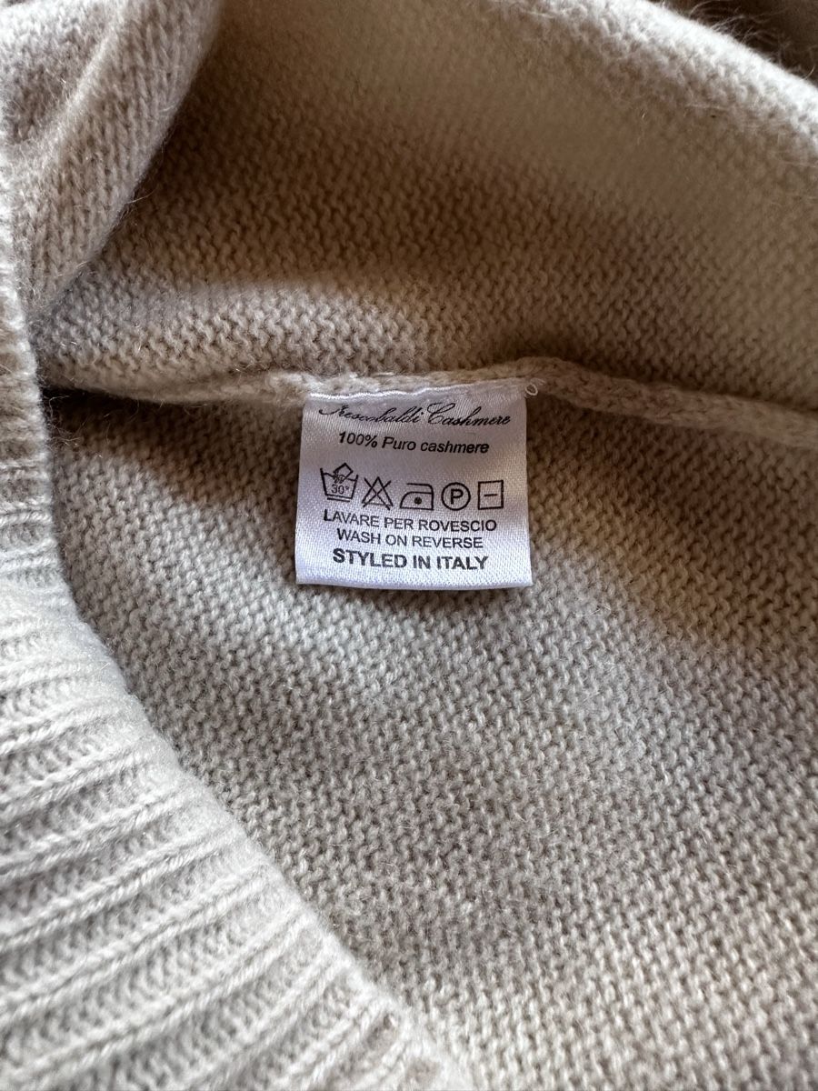 Maglioni & Felpe: Tresoldi Cashmere Pull col roulé 100% cachemire beige – Usato da Villeneuve VD venduto da tat_9fhl 2