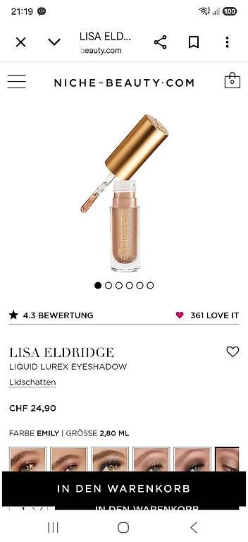 Maquillage: 2 Make-up Artikeln von LISA ELDRIDGE – Neuf avec emballage d'origine à Uerkheim par Pod23 1