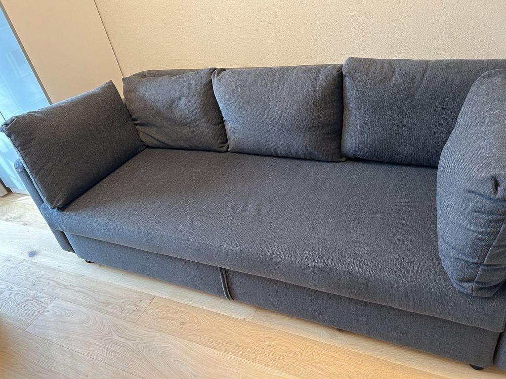 3er Bettsofa IKEA FRIHETEN Hyllie + Topper Kaufen auf Ricardo