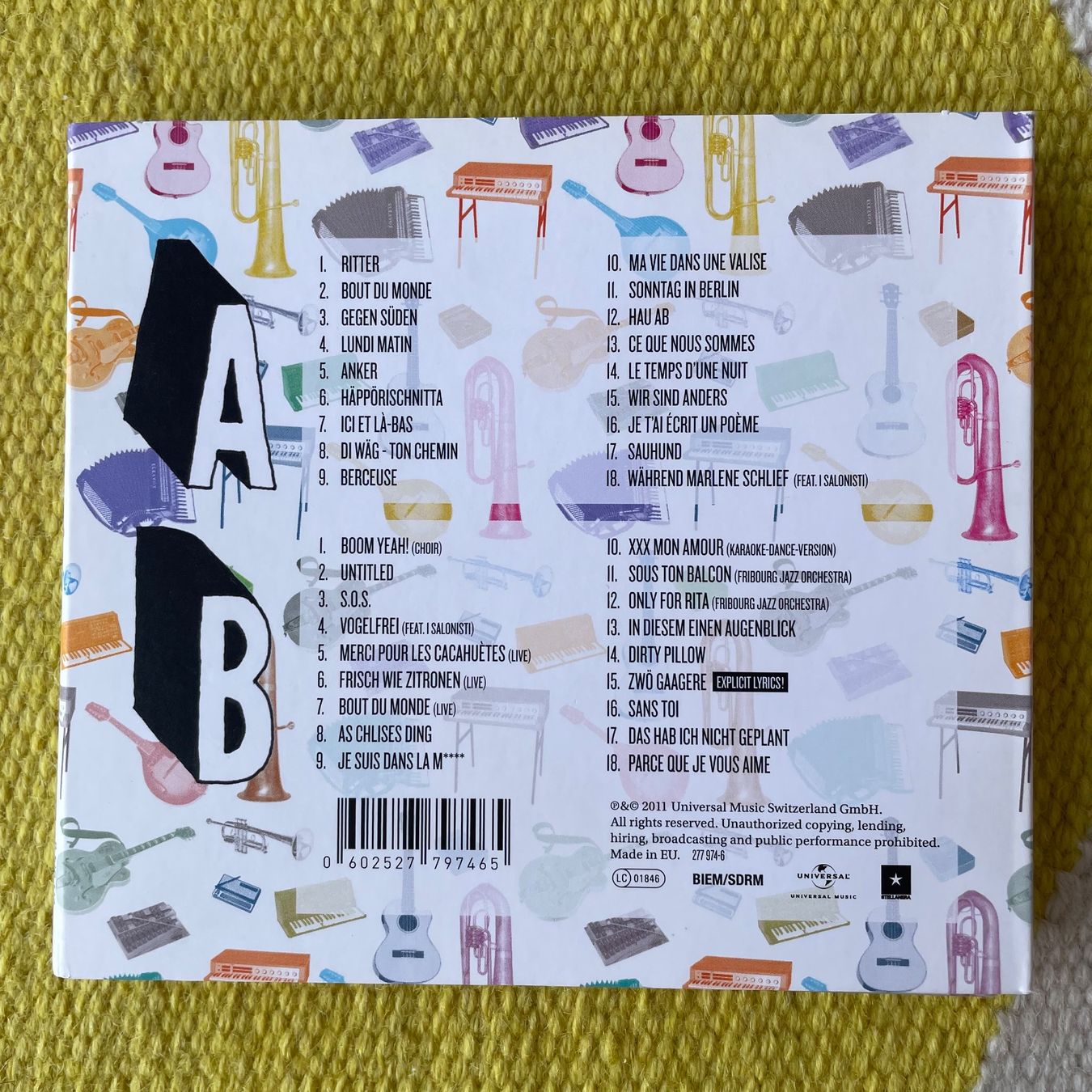 CDs: GUSTAV-2CD GUSTAV (DIGIPACK) – Gebraucht aus Rorschacherberg von CD-Roli 1
