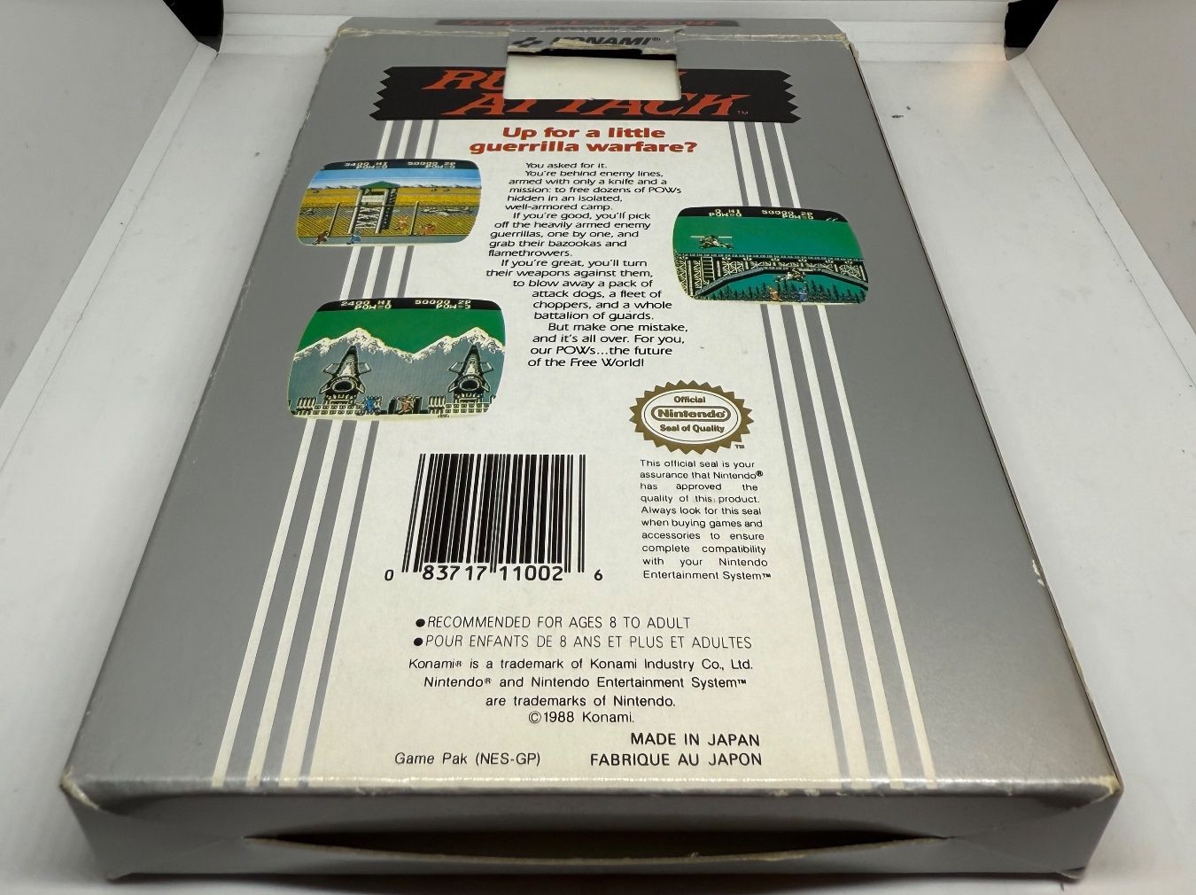 Nintendo Giochi: Rush'n Attack NES OVP Nintendo – Usato da Dietlikon venduto da NESFEVER 1