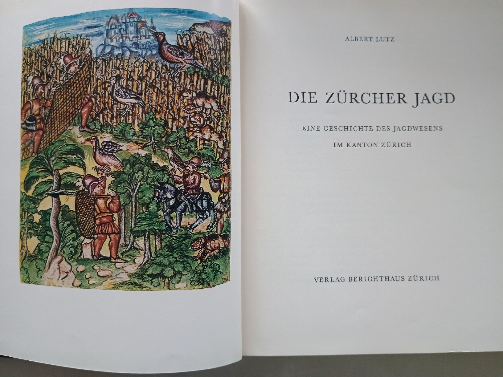 Bücher: die Zürcher Jagd – Gebraucht aus Chur von Psimueta 1
