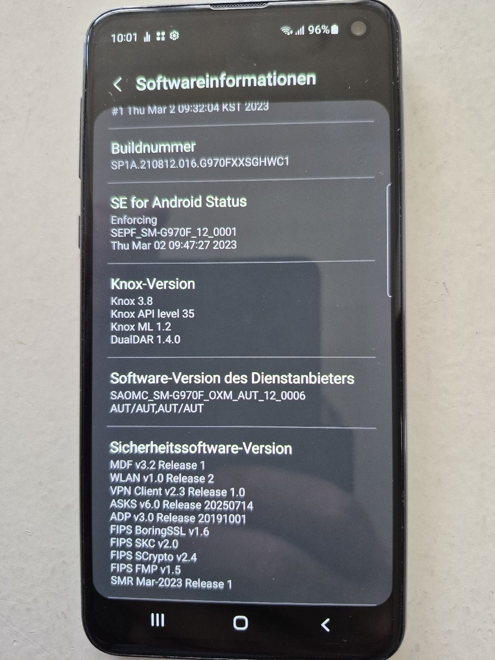Samsung Telefoni cellulari / Smartphones: Samsung Galaxy S10e Smartphone gebraucht – Usato da Beinwil am See venduto da remagaut5712 4